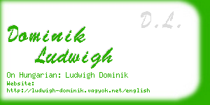 dominik ludwigh business card